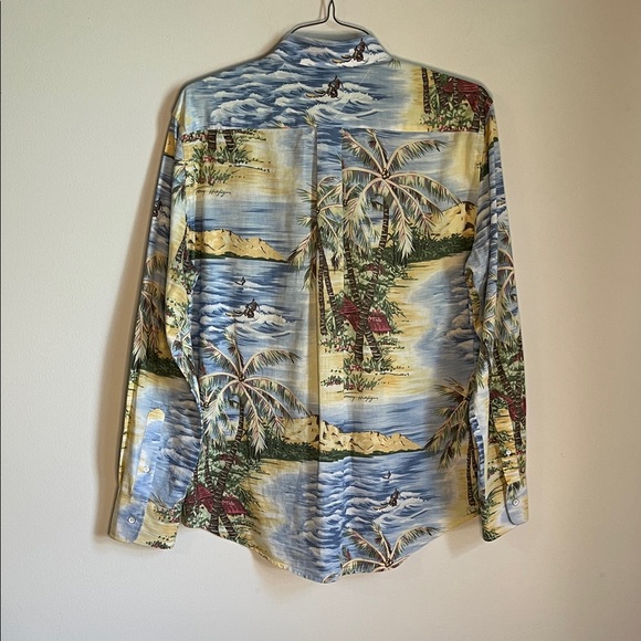 Tommy Hilfiger Tropical Landscape Men's Shirt - Picture 3 of 6